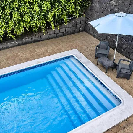Ferienhaus Casa El Paraiso - Private Pool, Jacuzzi, Air-con And Bbq By Lanzarote *